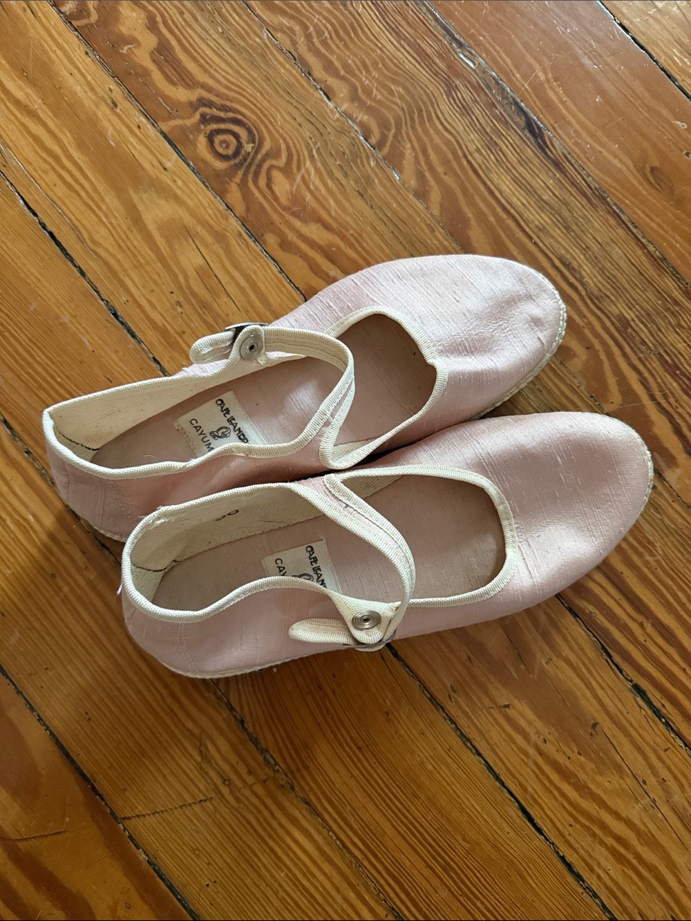 Cayumas silk Pink Mary Jane Shoes